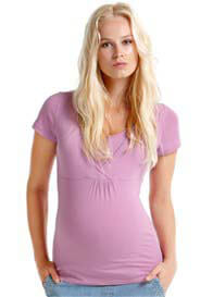 Esprit - Short Sleeve Nursing Tee in Lavender
