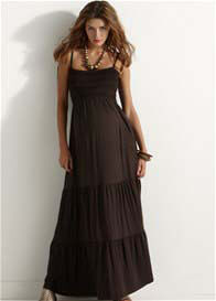 Esprit - Coffee Tiered Maxi Dress - ON SALE