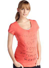 Esprit - Wellness Harmony Tee in Peach
