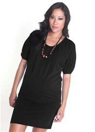 Milky Way - Cassie Nursing Dress in Black