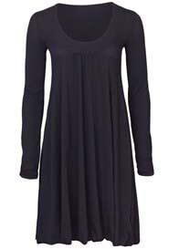 Mesop - Scoop Racer Dress in Black
