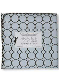 Swaddle - Blanket in Blue Circles