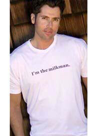 2 chix - Im the Milkman Daddy Tee - 2 colours - ON SALE