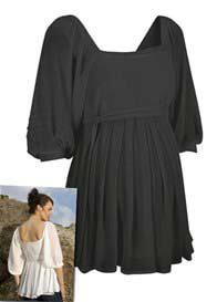 Crave - Sheer Sleeve Babydoll Maternity Top * ON SALE *
