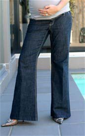 Maternal America - Wide Leg Trouser Maternity Jean