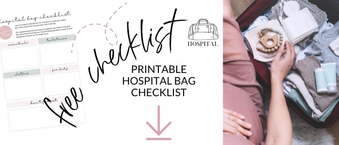 The Ultimate Hospital Bag Checklist [Printable PDF] | Baby hospital bag, Hospital  bag, Pregnancy hospital bag