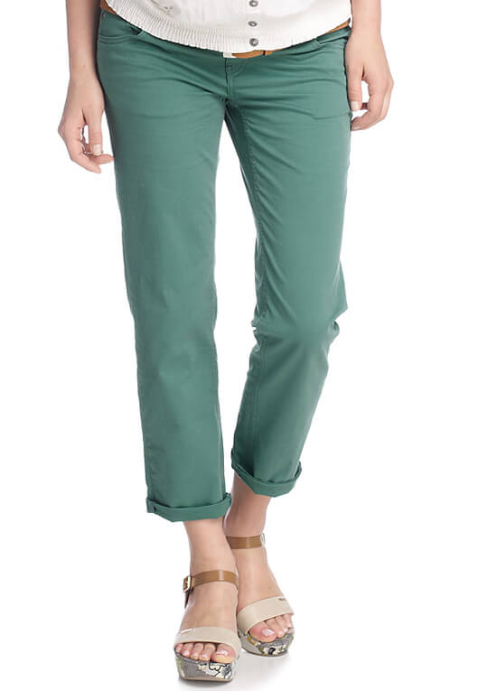 Evergreen Cropped Maternity Pants by Esprit