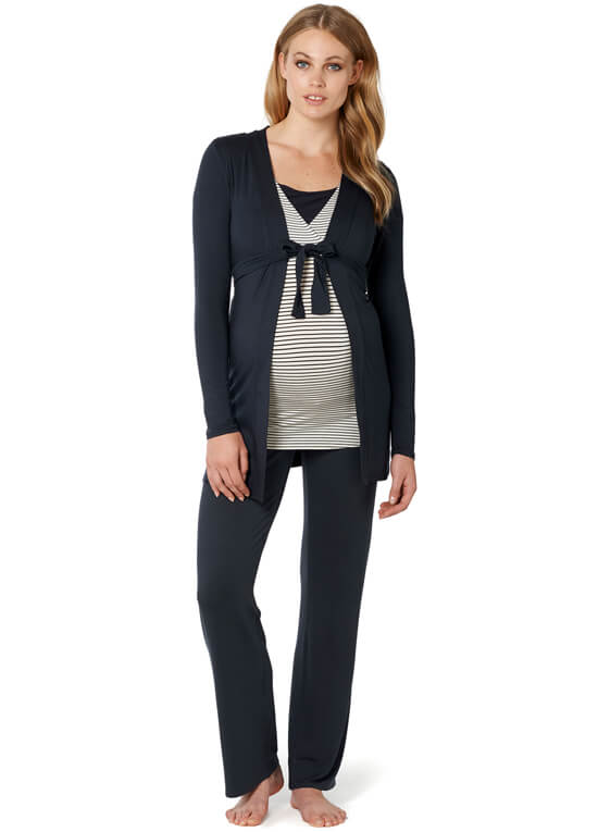 Ninette Jersey Maternity Pants in Dark Blue by Noppies