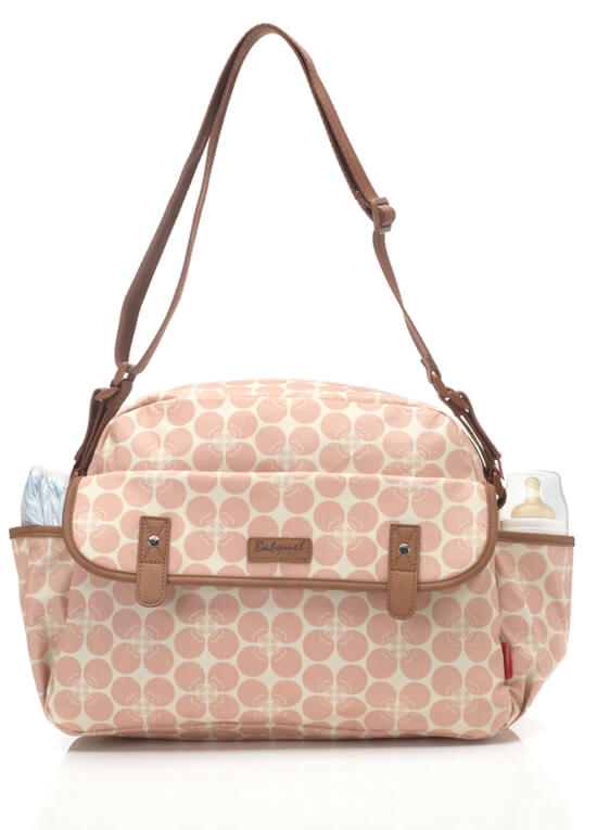 Molly Baby Nappy Bag in Pink Floral Dot by Babymel