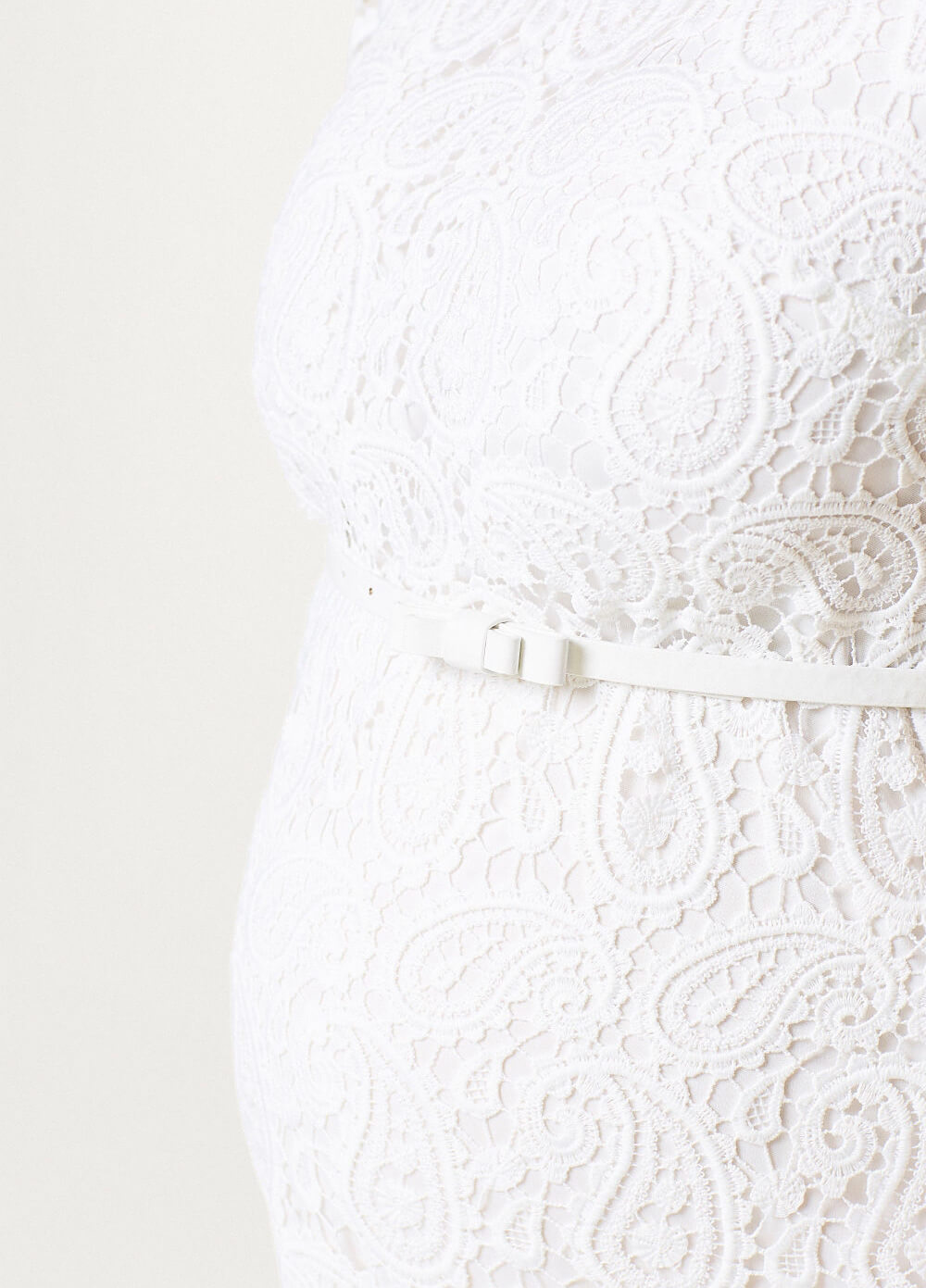 Off White Lace Maternity Dress By Esprit 