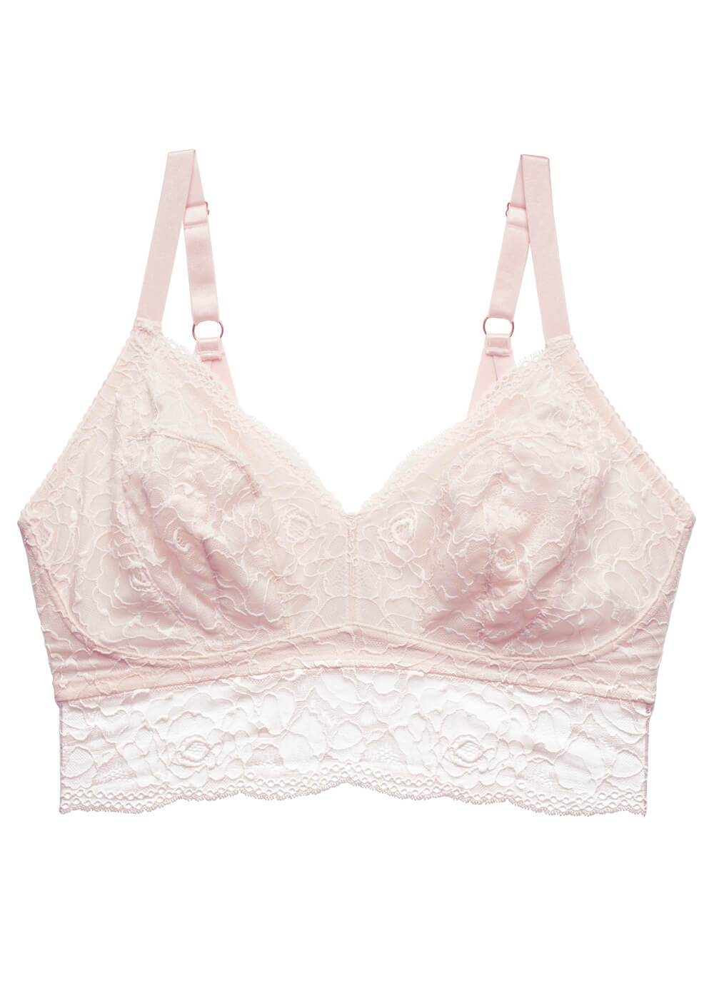 Heroine Lace Maternity Bralette in Shell Pink by HOTmilk
