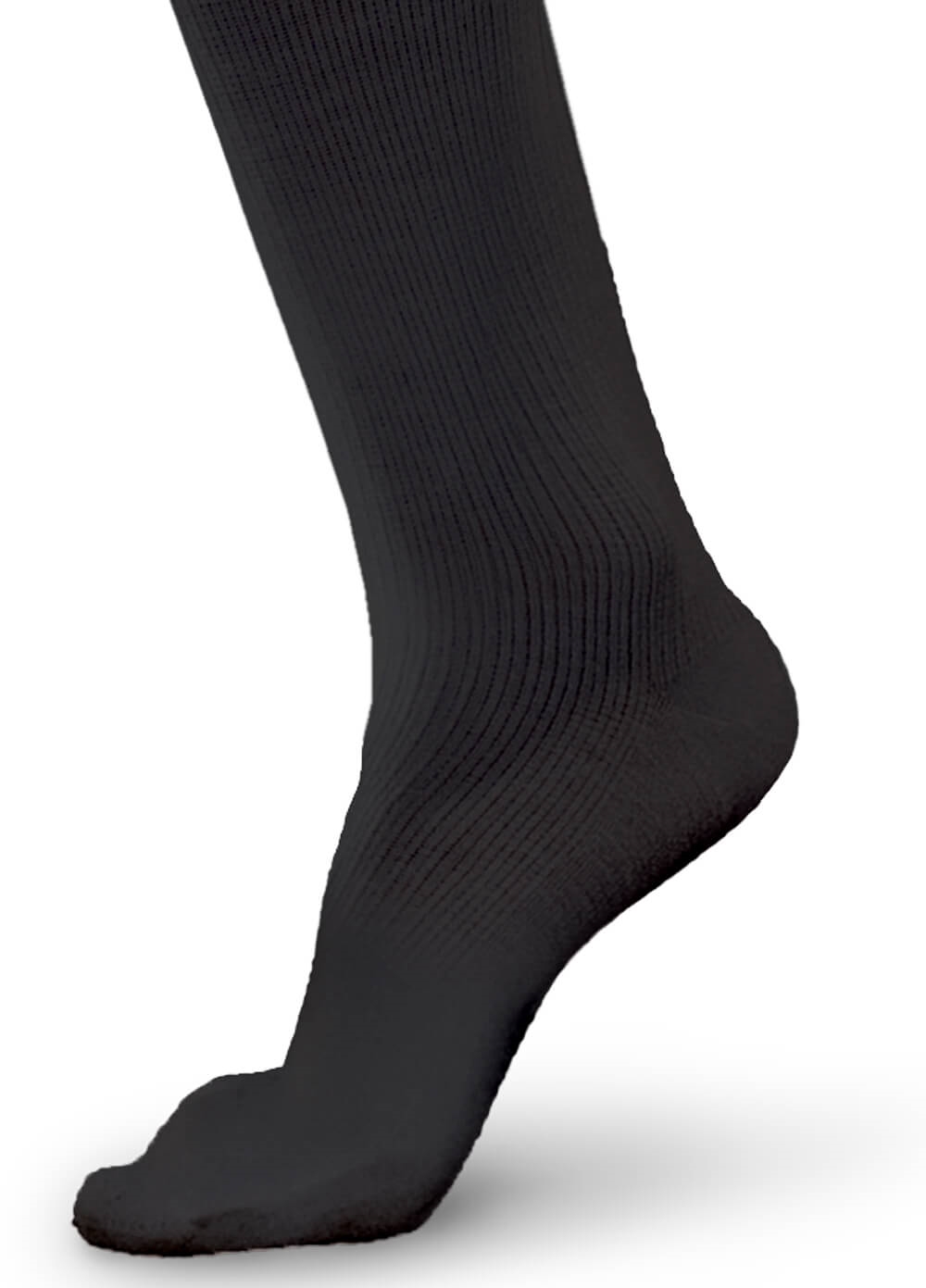 Core-Spun Light Compression Ribbed Socks | Queen Bee