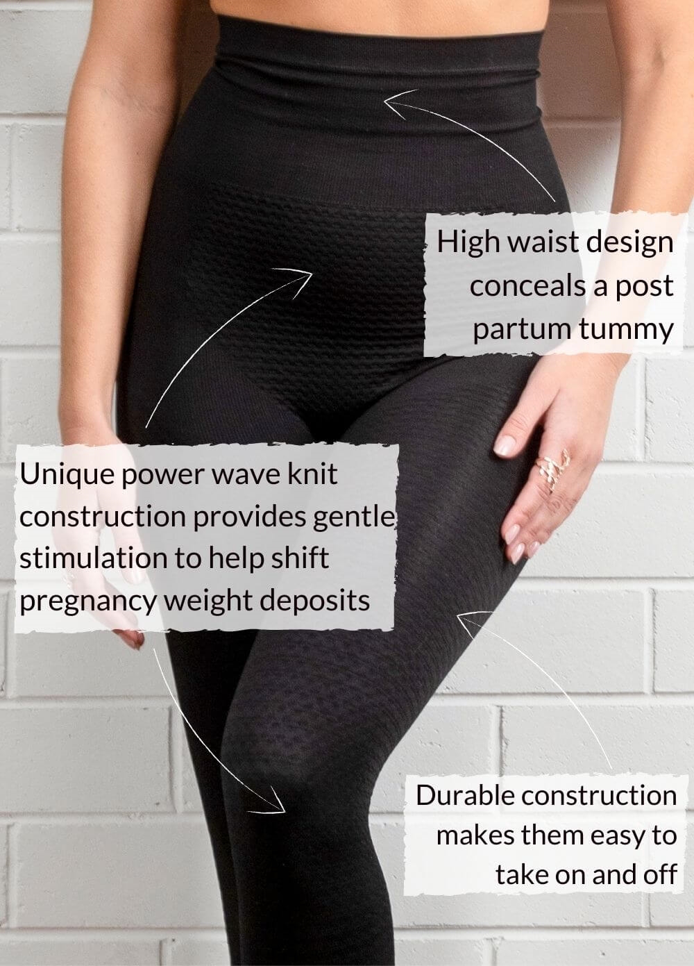 Resilience - Performance Postpartum Leggings - Slate