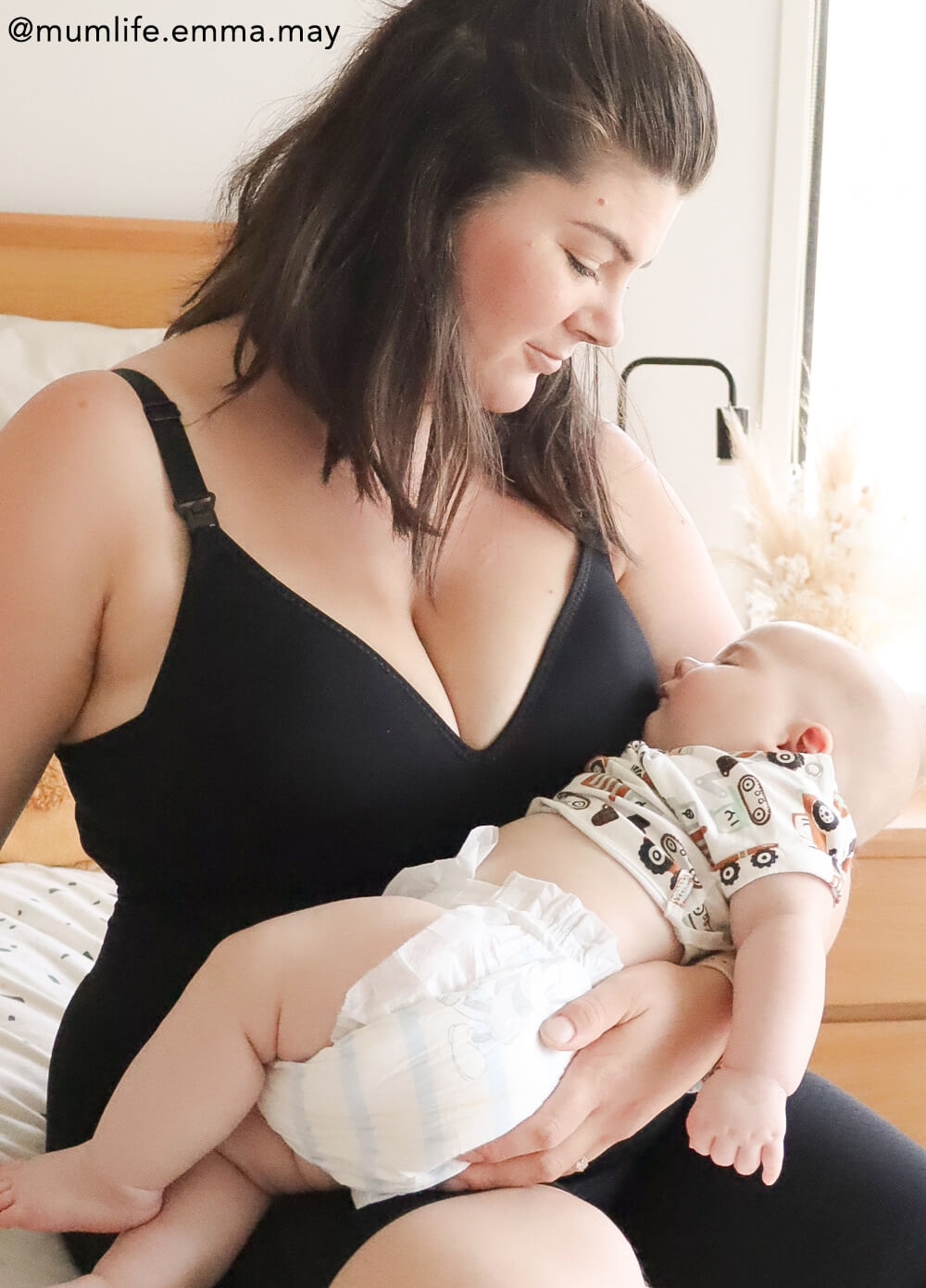 Buy motherly Nylon Maternity Bra Padded Breastfeeding Nursing Bras