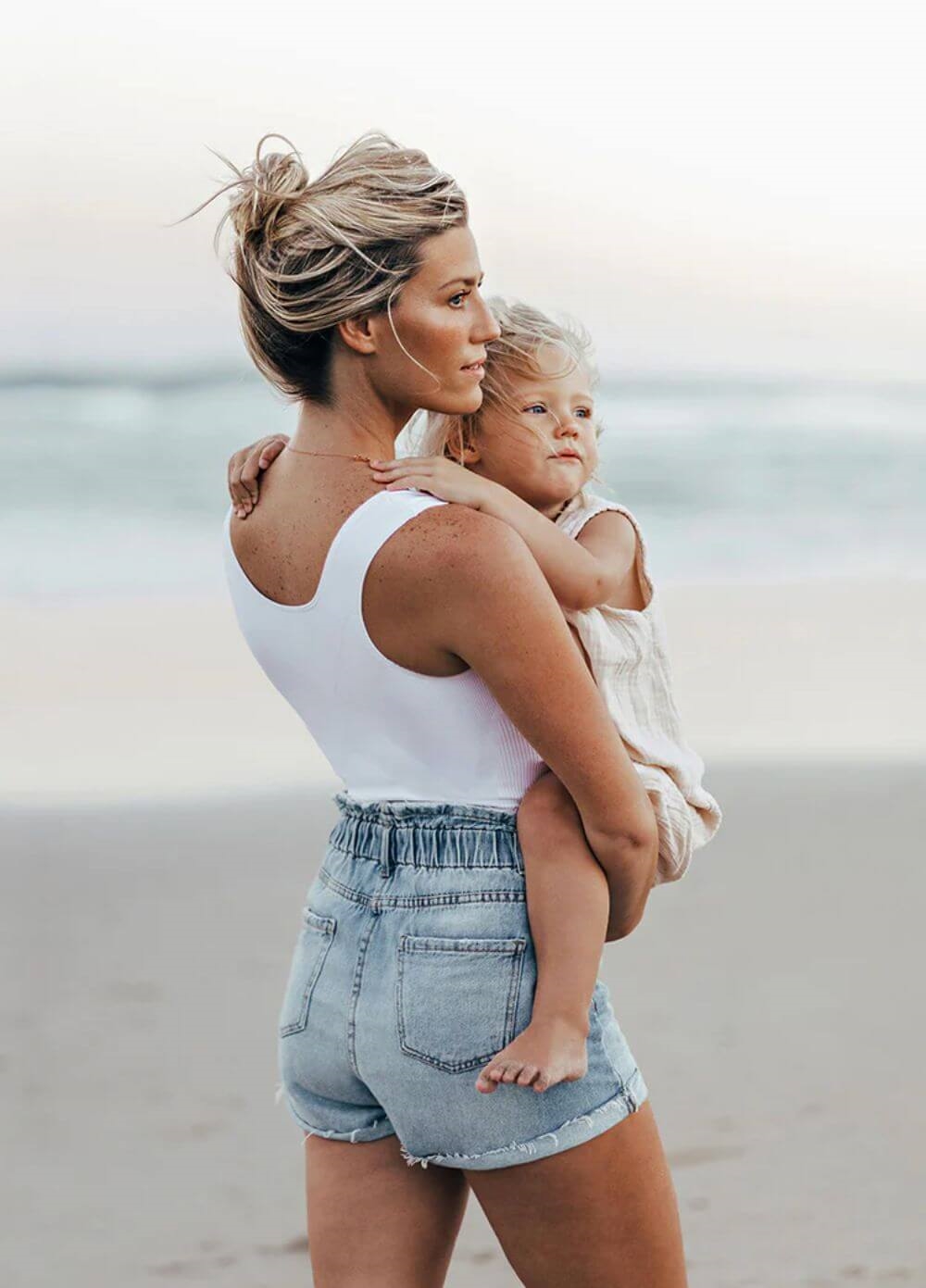 BLANQI Denim Postpartum Support Skinny Jeans Pants Maternity