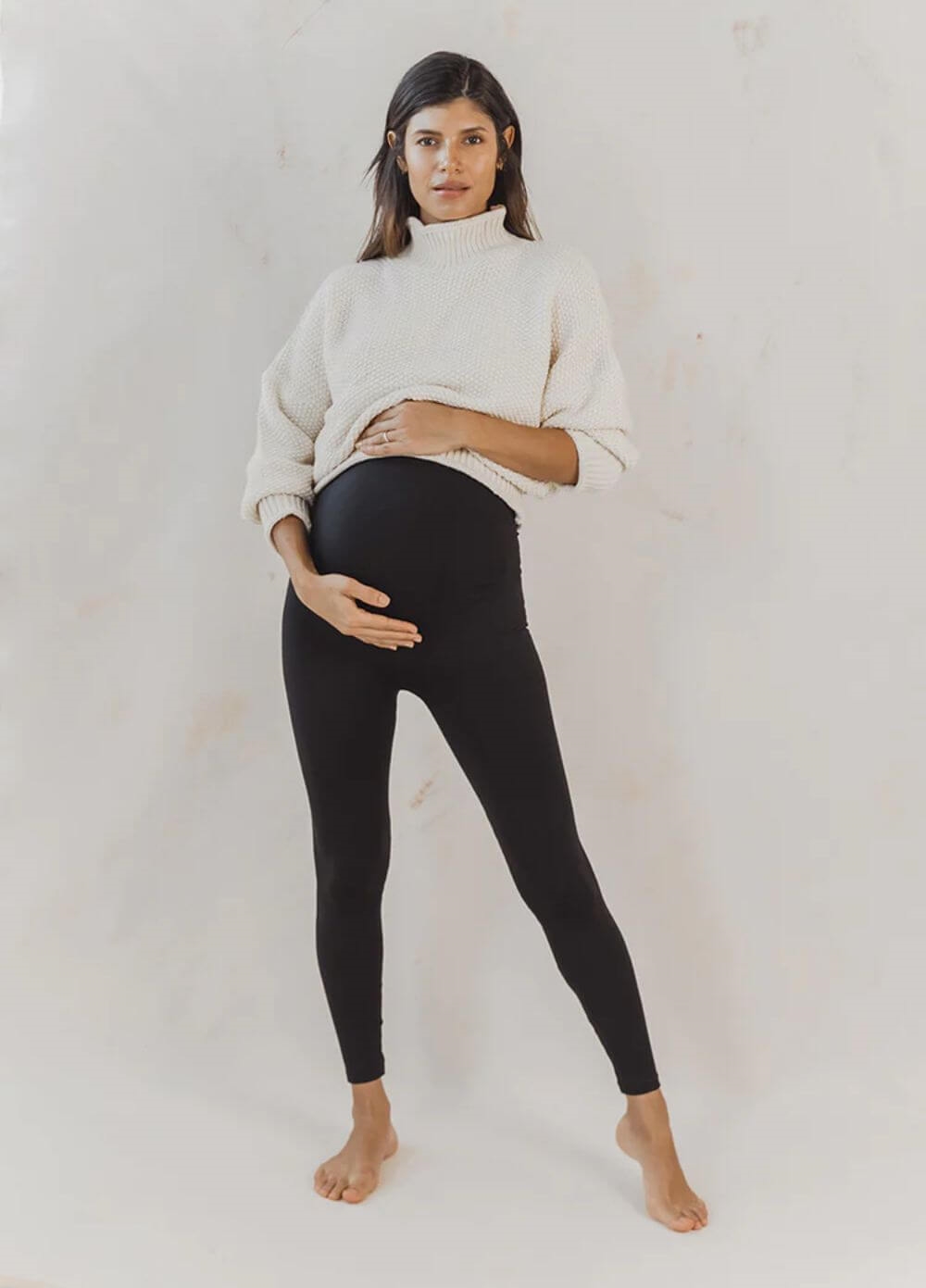 BLANQI Maternity Leggings, Over The Belly Pregnancy Tights