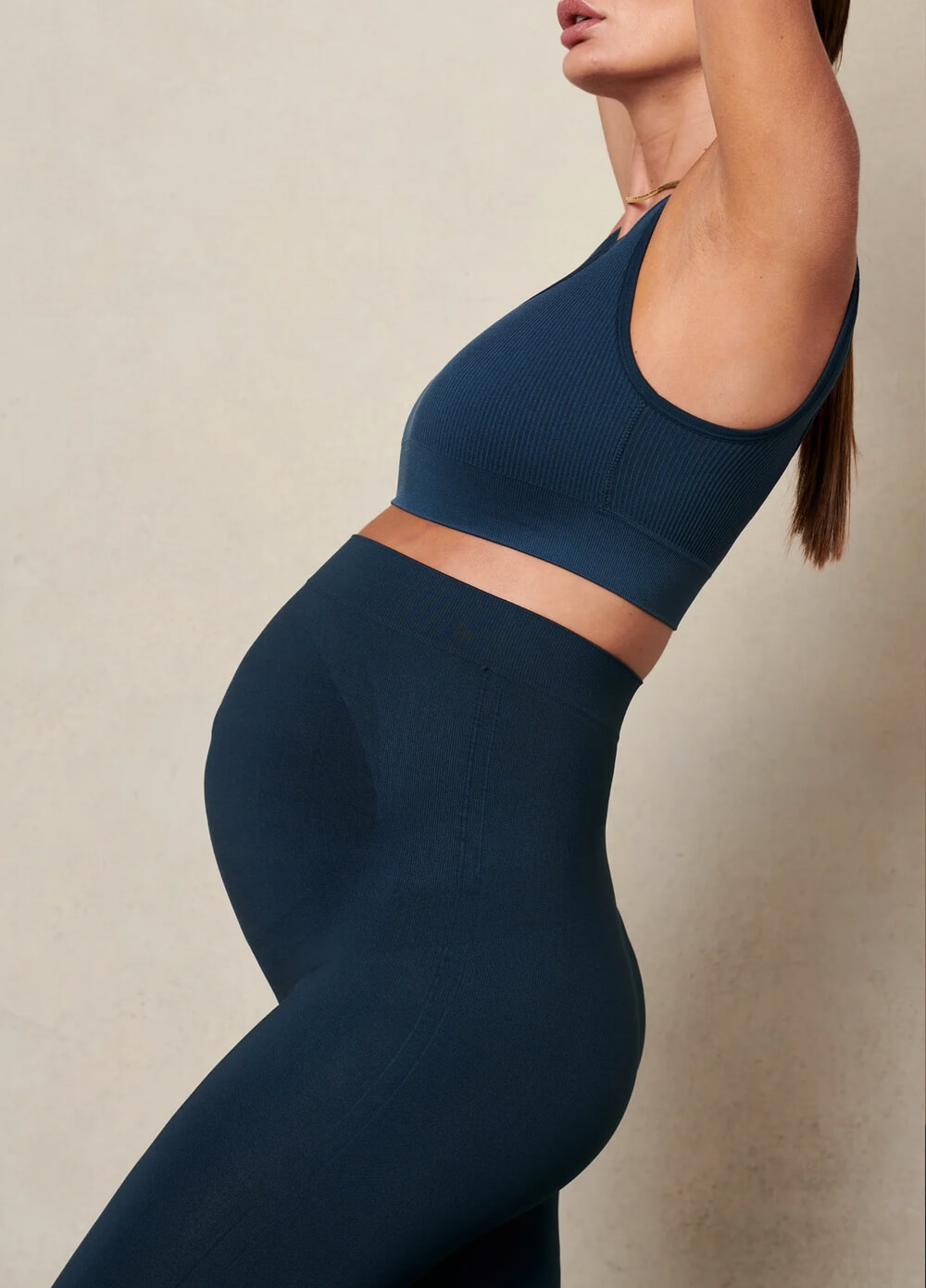BLANQI Maternity Everyday Belly Support Crop Leggings