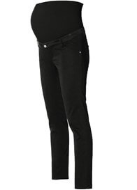 Slim Fit Stretch Maternity Trousers in Black by Esprit