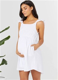Legoe - Otis Nursing Dress in White