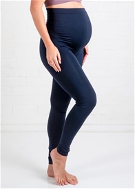 Cara Seamless Maternity Leggings in Navy Blue by Noppies