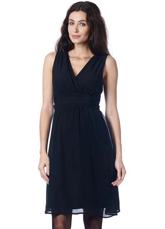 Liane Maternity Cocktail Dress in Black by Noppies