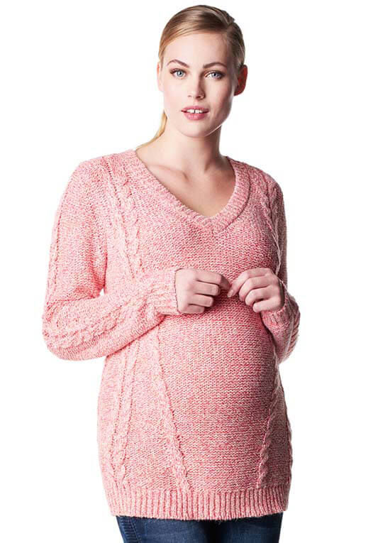 Hailey Cable Knit Maternity Jumper by Noppies