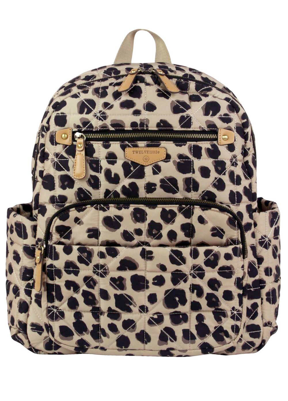Companion Quilted Nappy Change Backpack in Leopard by TWELVE little