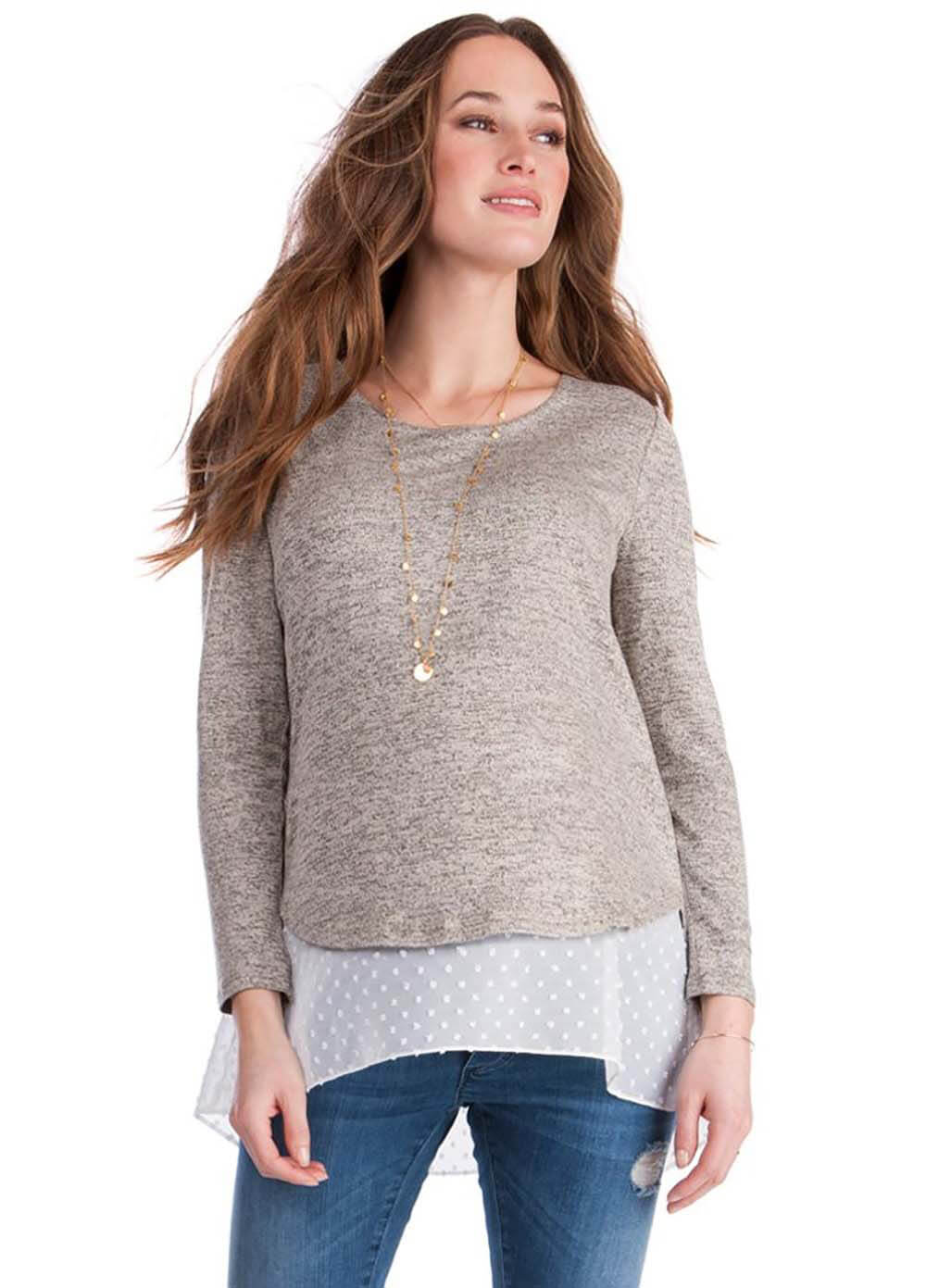 Anthea Layered Maternity Nursing Top by Seraphine
