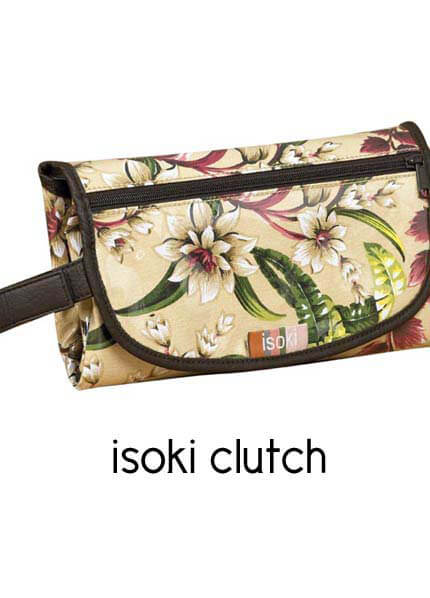 Change Mat Clutch In Wild Orchid By Isoki