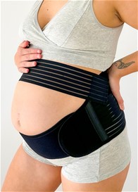 QueenBee® - Dutton 3pc Pregnancy & Postpartum Belly Belt in Black